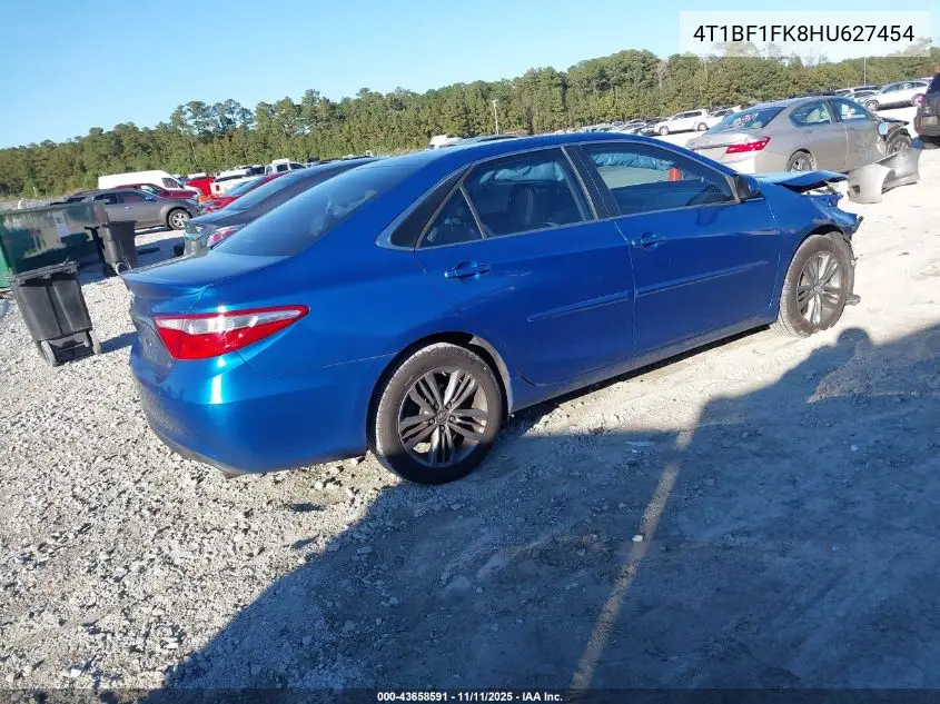 4T1BF1FK8HU627454 2017 Toyota Camry Se