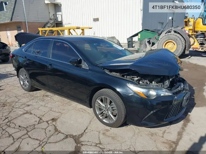 4T1BF1FK8HU680350 2017 Toyota Camry Se