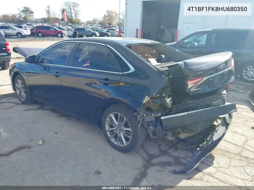 4T1BF1FK8HU680350 2017 Toyota Camry Se