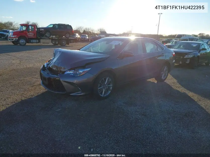 4T1BF1FK1HU422395 2017 Toyota Camry Se