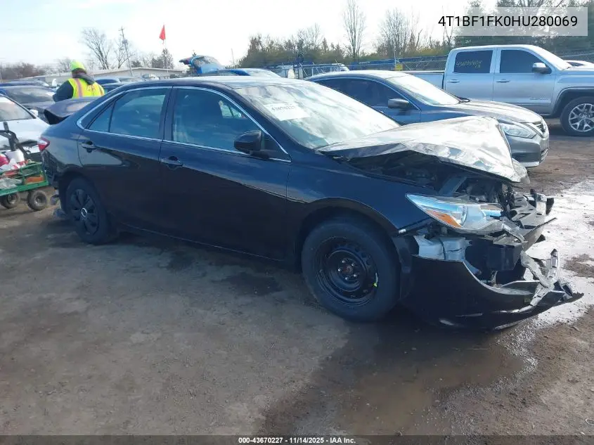 4T1BF1FK0HU280069 2017 Toyota Camry Le