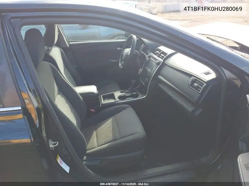 4T1BF1FK0HU280069 2017 Toyota Camry Le