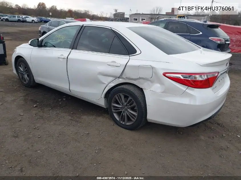 4T1BF1FK4HU376061 2017 Toyota Camry Se
