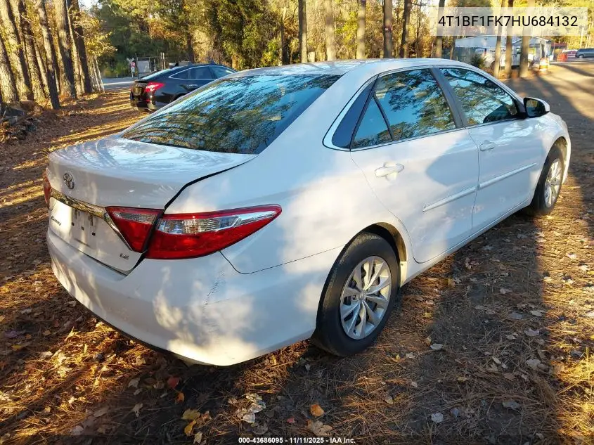 4T1BF1FK7HU684132 2017 Toyota Camry Le