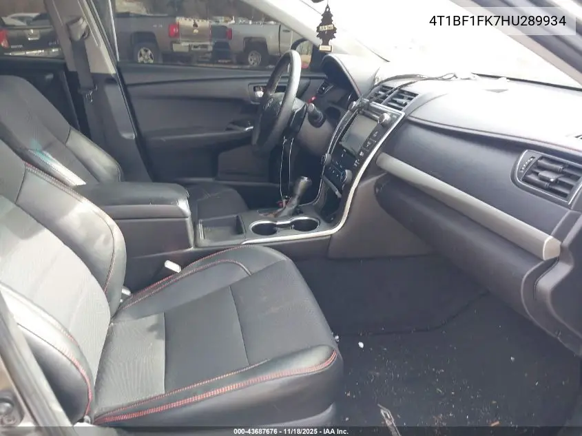 4T1BF1FK7HU289934 2017 Toyota Camry Se