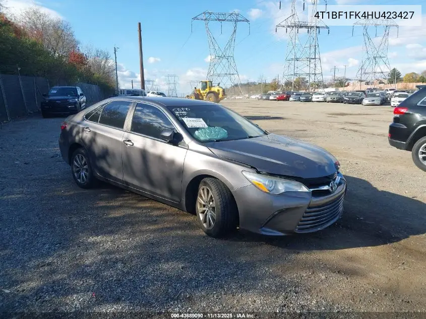 4T1BF1FK4HU423427 2017 Toyota Camry Xle