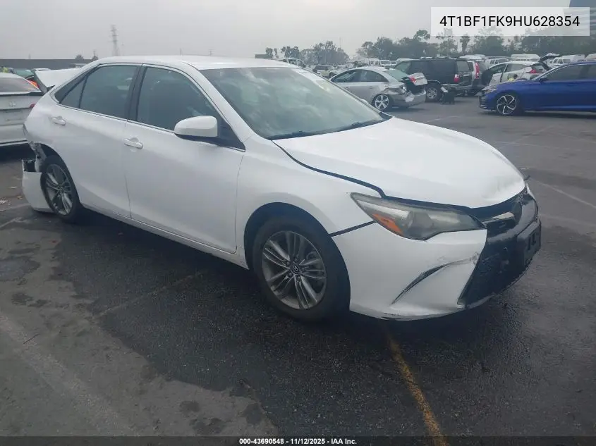 4T1BF1FK9HU628354 2017 Toyota Camry Se