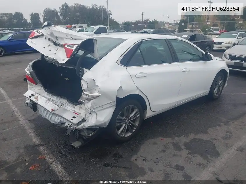 4T1BF1FK9HU628354 2017 Toyota Camry Se