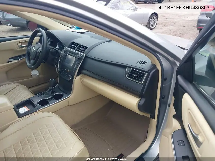 4T1BF1FKXHU430303 2017 Toyota Camry Le