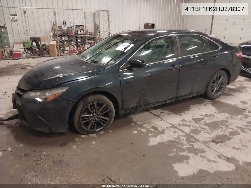 4T1BF1FK2HU278307 2017 Toyota Camry Se