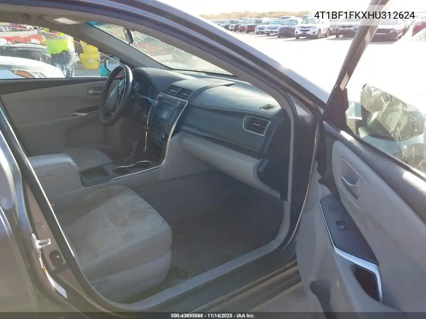 4T1BF1FKXHU312624 2017 Toyota Camry Le