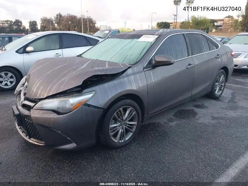4T1BF1FK4HU327040 2017 Toyota Camry Se