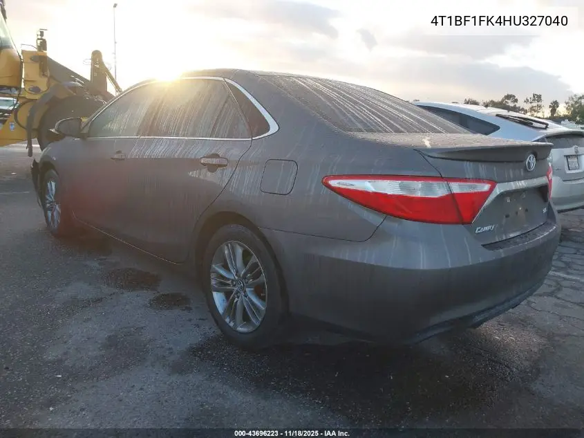 4T1BF1FK4HU327040 2017 Toyota Camry Se