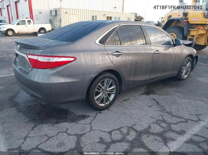 4T1BF1FK4HU327040 2017 Toyota Camry Se