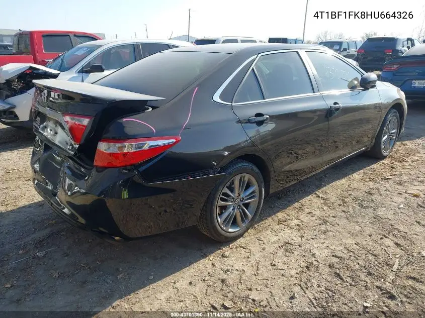 4T1BF1FK8HU664326 2017 Toyota Camry Se