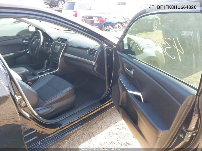 4T1BF1FK8HU664326 2017 Toyota Camry Se