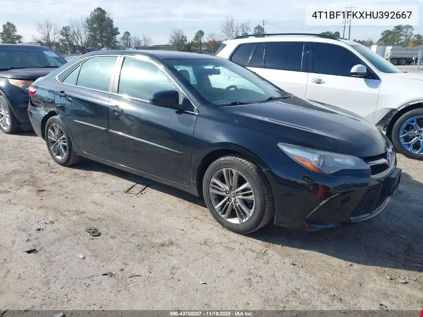 4T1BF1FKXHU392667 2017 Toyota Camry Se