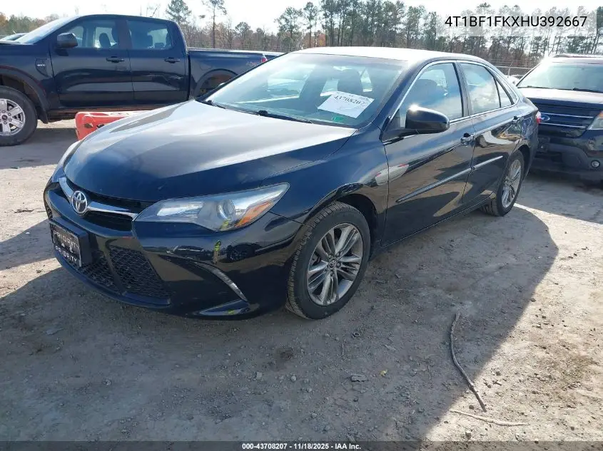 4T1BF1FKXHU392667 2017 Toyota Camry Se