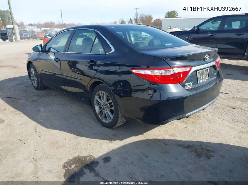 4T1BF1FKXHU392667 2017 Toyota Camry Se