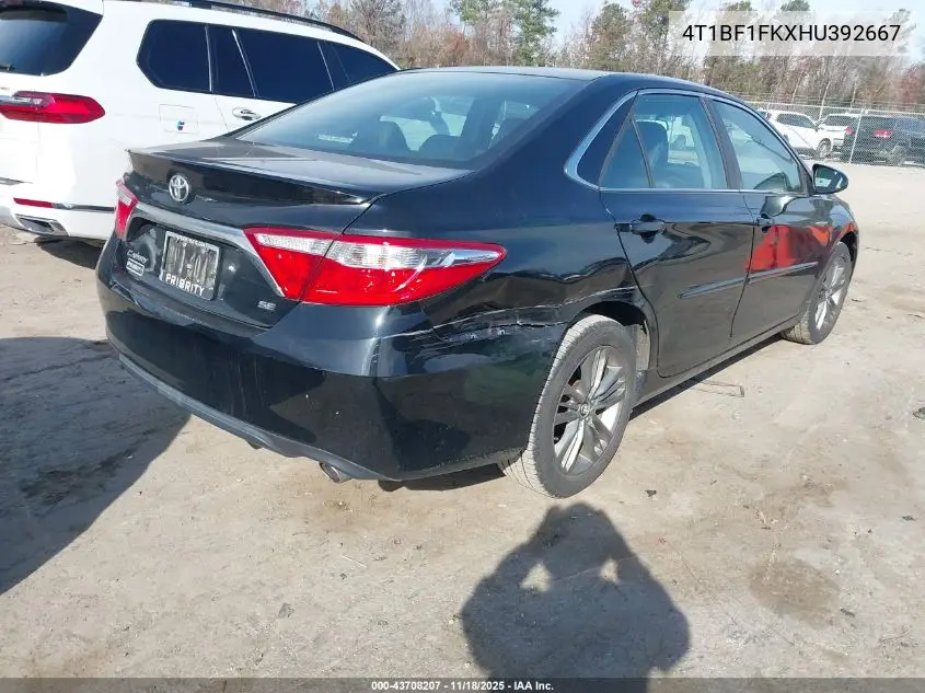 4T1BF1FKXHU392667 2017 Toyota Camry Se