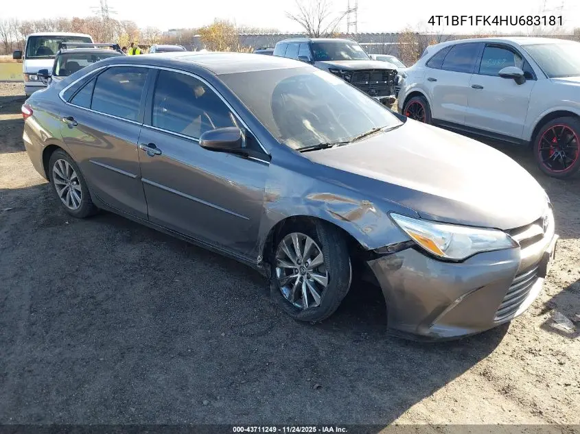 4T1BF1FK4HU683181 2017 Toyota Camry Xle