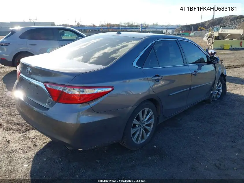 4T1BF1FK4HU683181 2017 Toyota Camry Xle