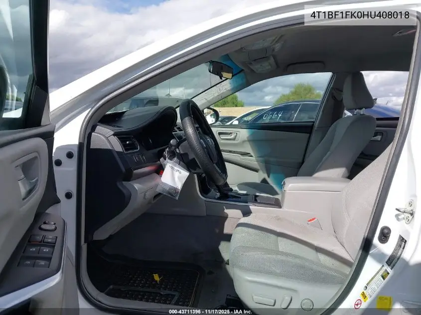 4T1BF1FK0HU408018 2017 Toyota Camry Le