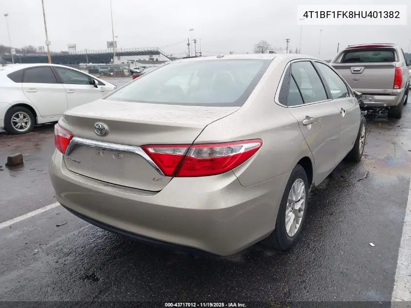 4T1BF1FK8HU401382 2017 Toyota Camry Le