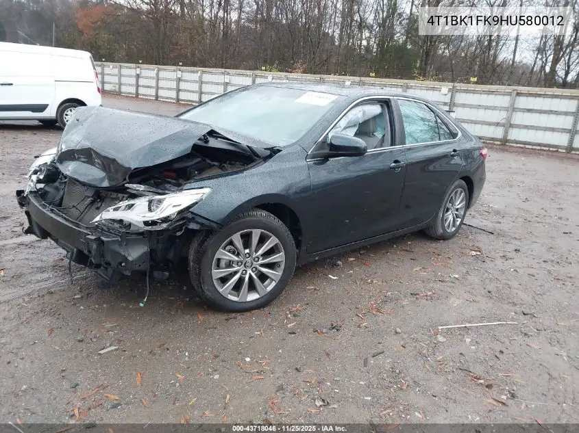 4T1BK1FK9HU580012 2017 Toyota Camry Xle V6