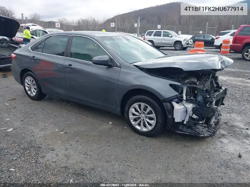 4T1BF1FK2HU677914 2017 Toyota Camry Le