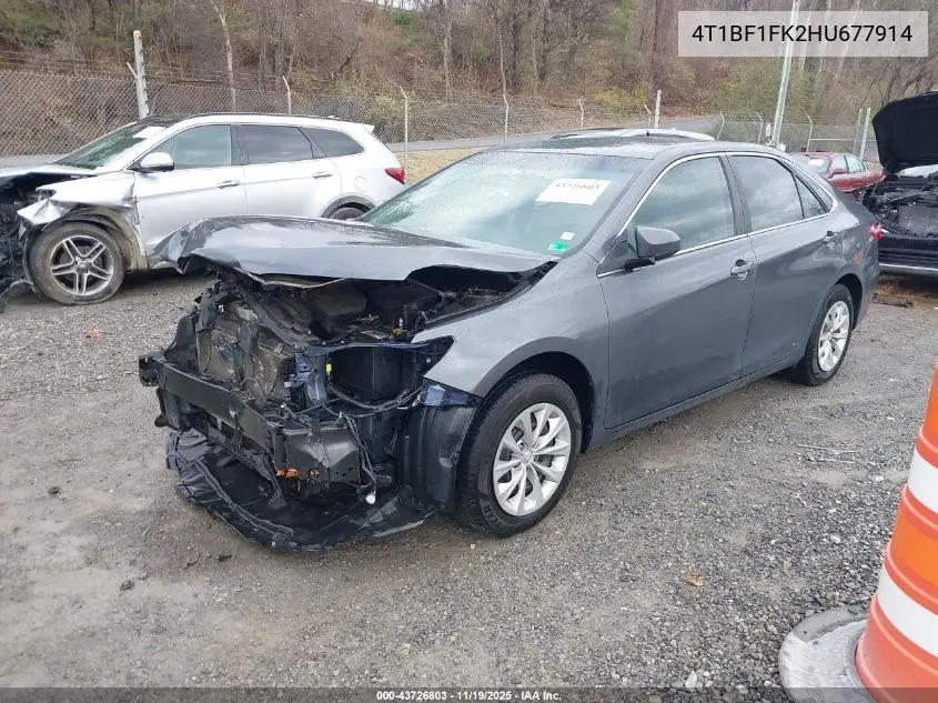 4T1BF1FK2HU677914 2017 Toyota Camry Le