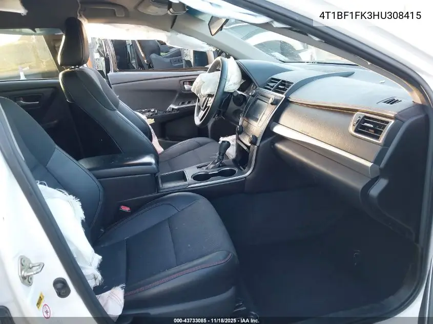 4T1BF1FK3HU308415 2017 Toyota Camry Se