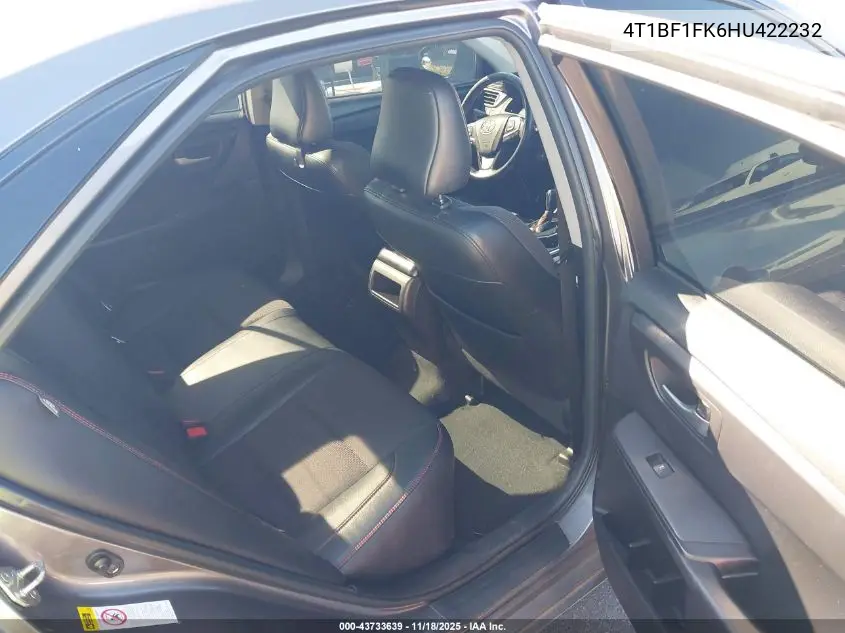 4T1BF1FK6HU422232 2017 Toyota Camry Se
