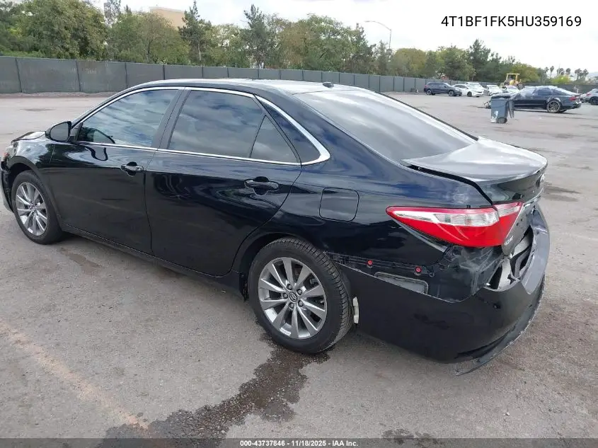 4T1BF1FK5HU359169 2017 Toyota Camry Xle