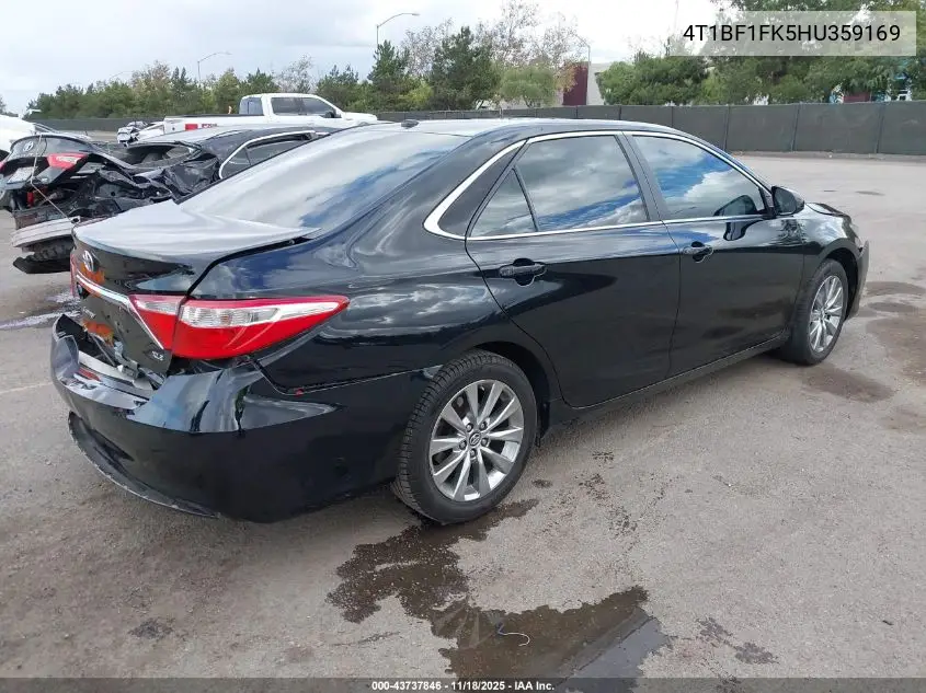 4T1BF1FK5HU359169 2017 Toyota Camry Xle