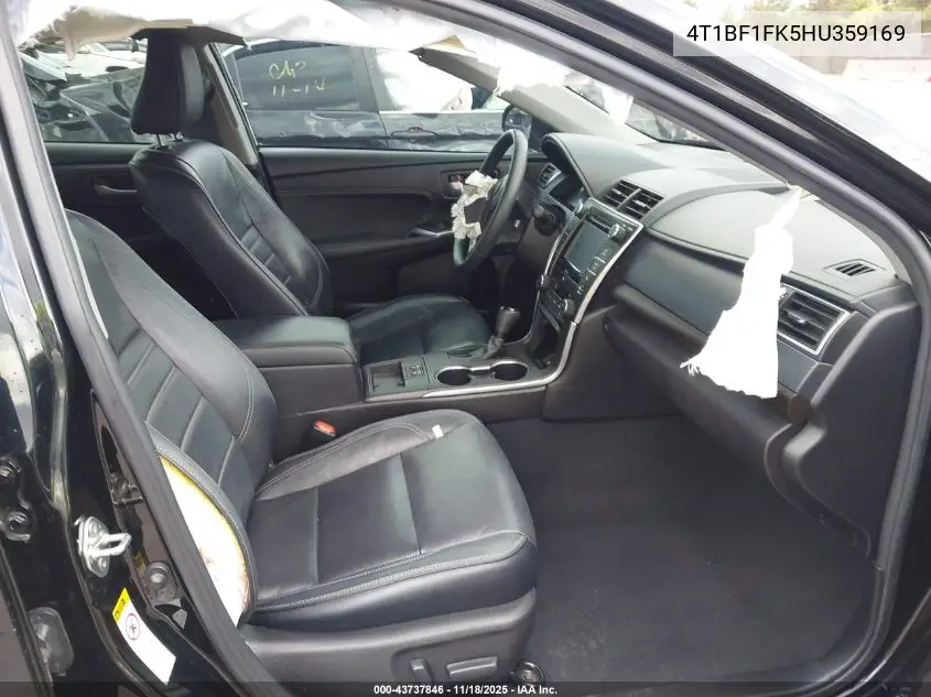 4T1BF1FK5HU359169 2017 Toyota Camry Xle