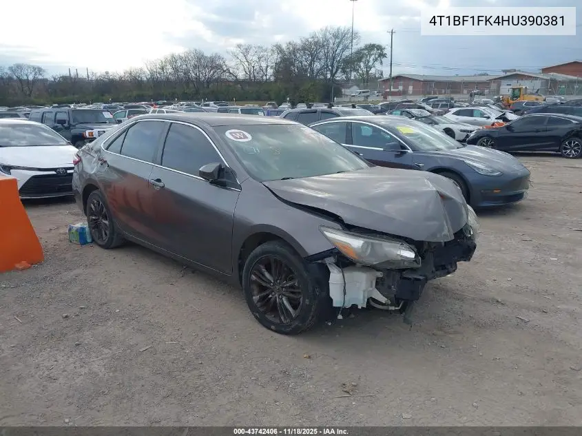 4T1BF1FK4HU390381 2017 Toyota Camry Se