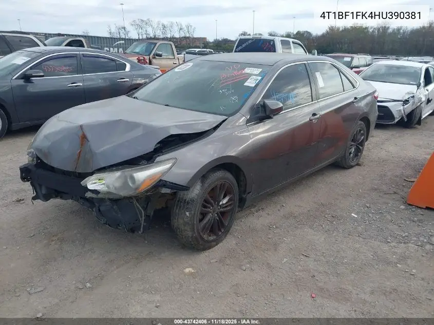 4T1BF1FK4HU390381 2017 Toyota Camry Se