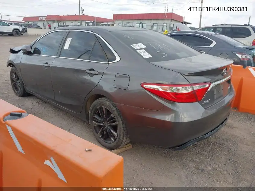 4T1BF1FK4HU390381 2017 Toyota Camry Se