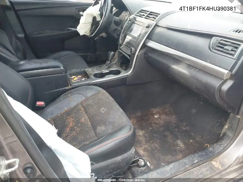 4T1BF1FK4HU390381 2017 Toyota Camry Se