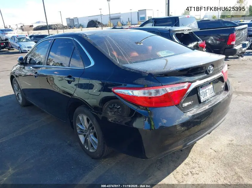 4T1BF1FK8HU625395 2017 Toyota Camry Se