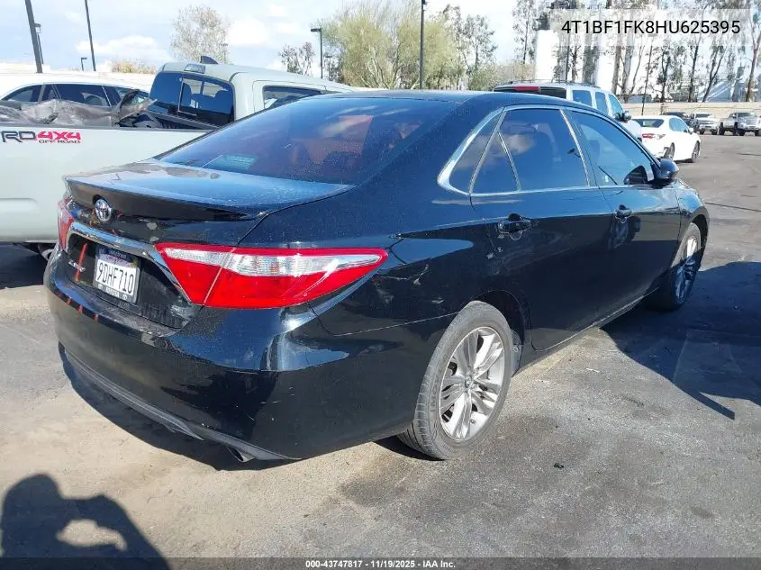 4T1BF1FK8HU625395 2017 Toyota Camry Se