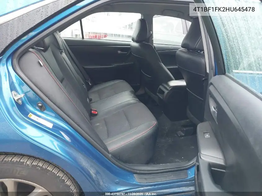 4T1BF1FK2HU645478 2017 Toyota Camry Se