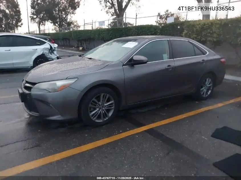 4T1BF1FK9HU336543 2017 Toyota Camry Se