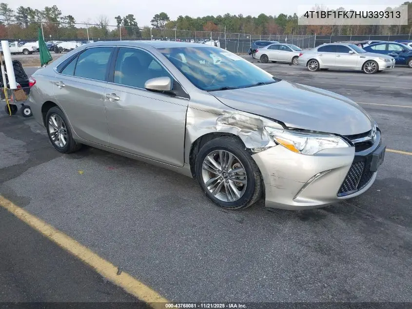 4T1BF1FK7HU339313 2017 Toyota Camry Se