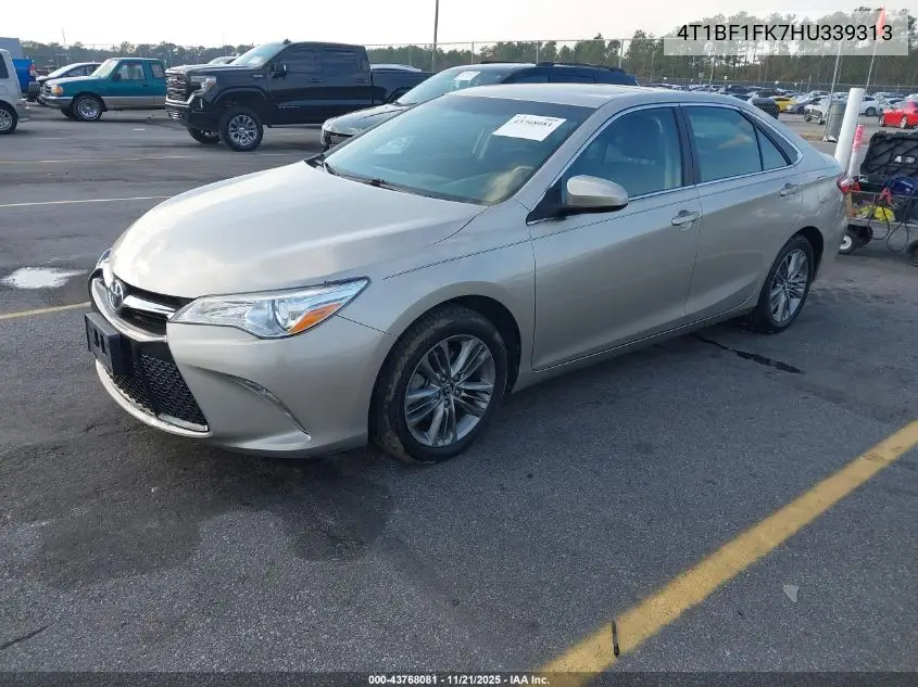 4T1BF1FK7HU339313 2017 Toyota Camry Se