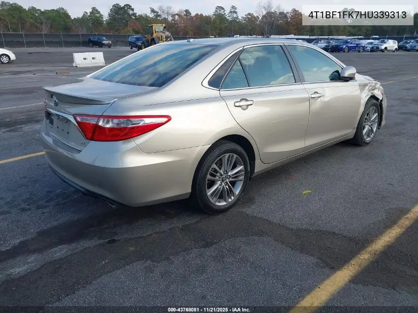 4T1BF1FK7HU339313 2017 Toyota Camry Se