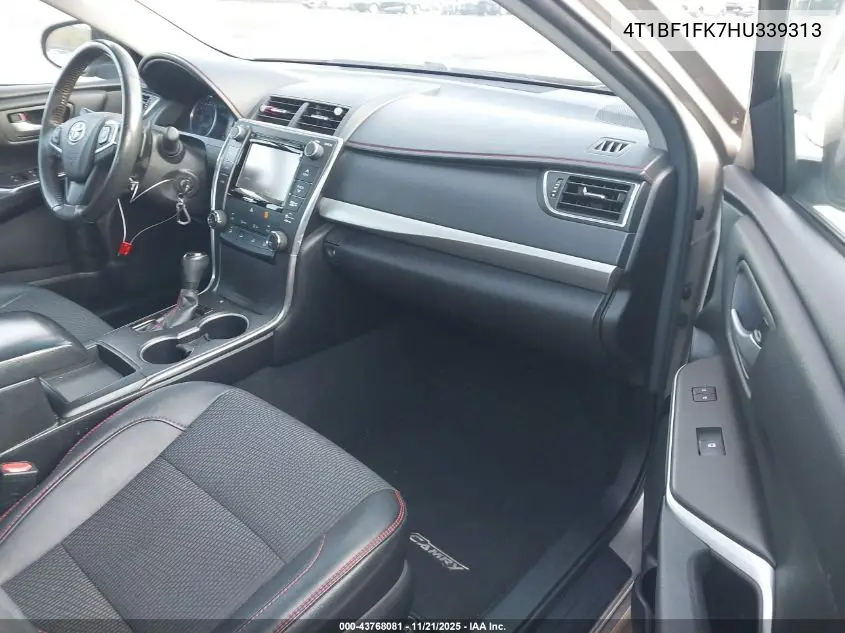 4T1BF1FK7HU339313 2017 Toyota Camry Se