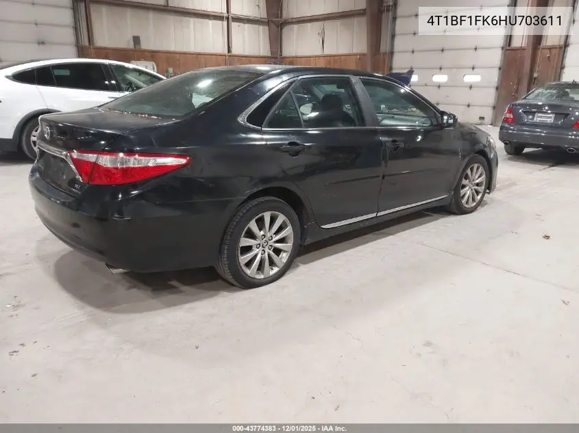 4T1BF1FK6HU703611 2017 Toyota Camry Xle