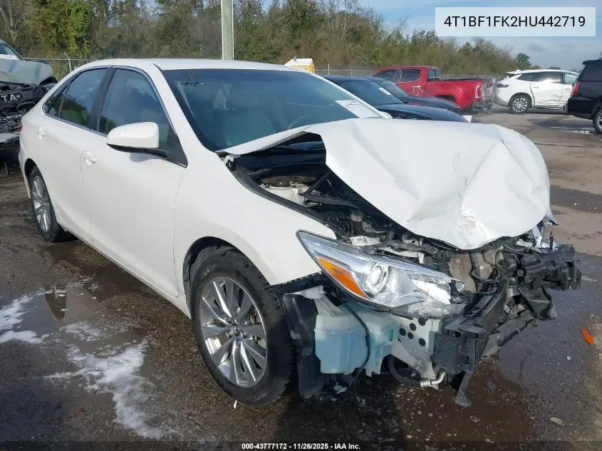 4T1BF1FK2HU442719 2017 Toyota Camry Xle